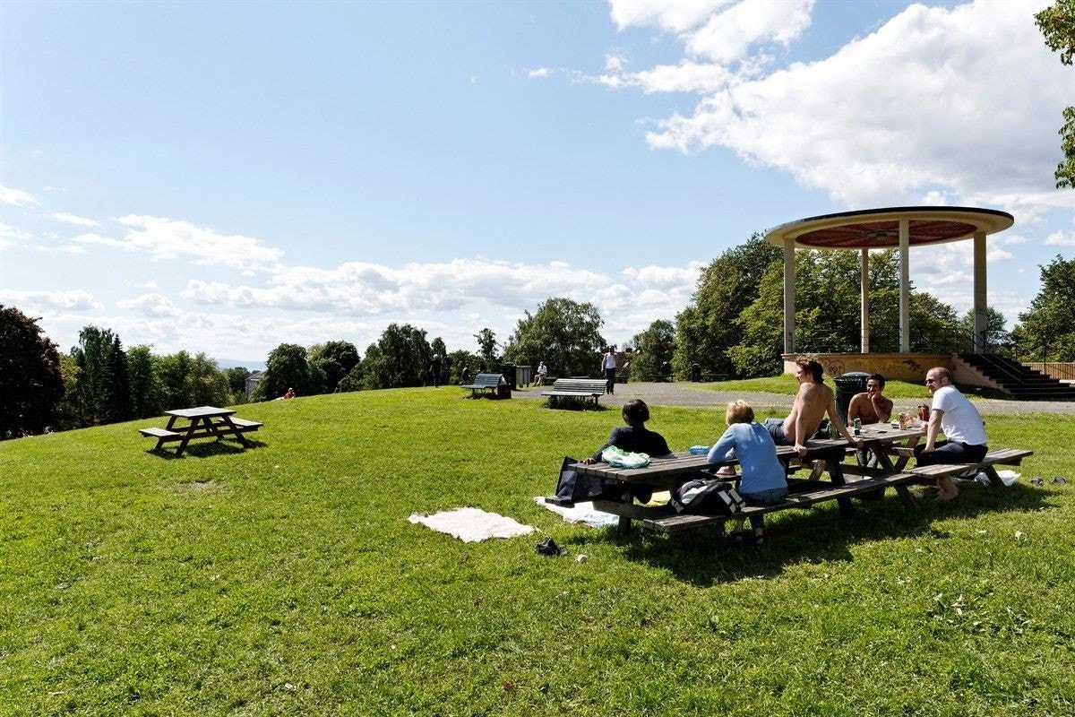 Idylliske Torshovparken Galleribilde