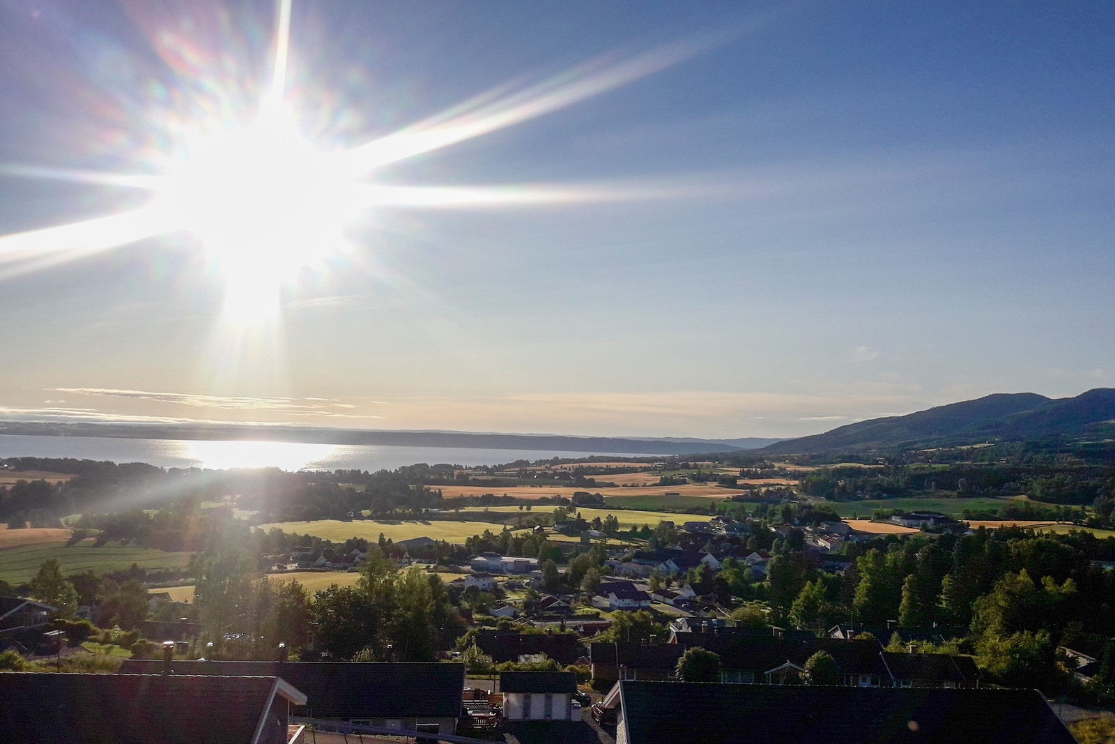Fantastisk utsikt fra Fossen-feltet. Foto: Kurt Roaldsøy