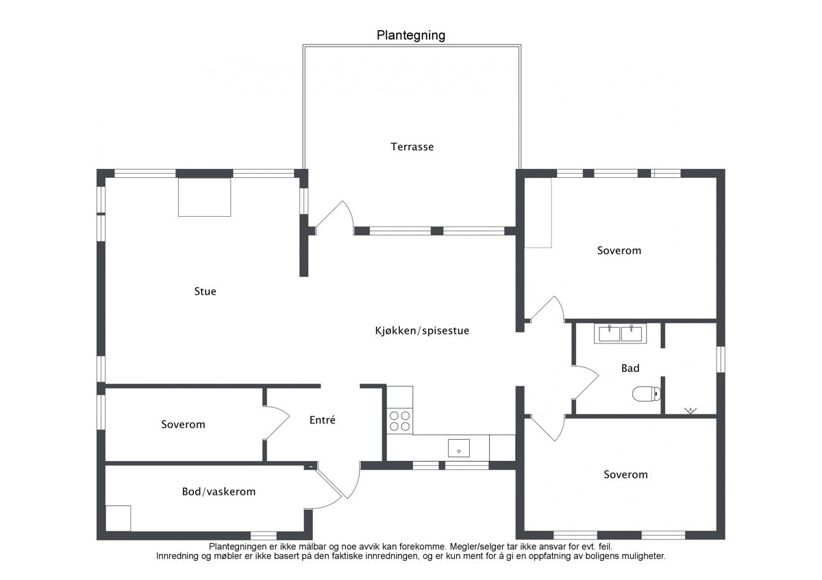 Plantegning Galleribilde