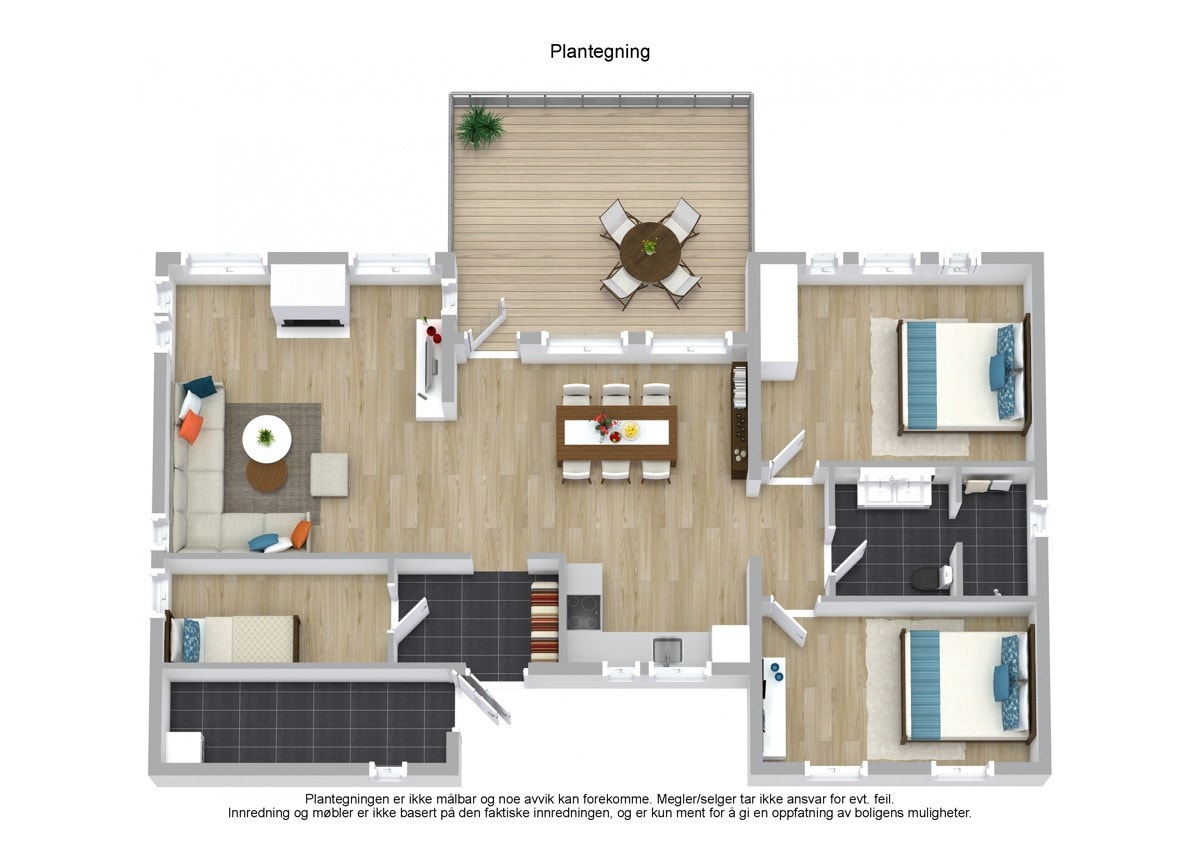 Plantegning Galleribilde