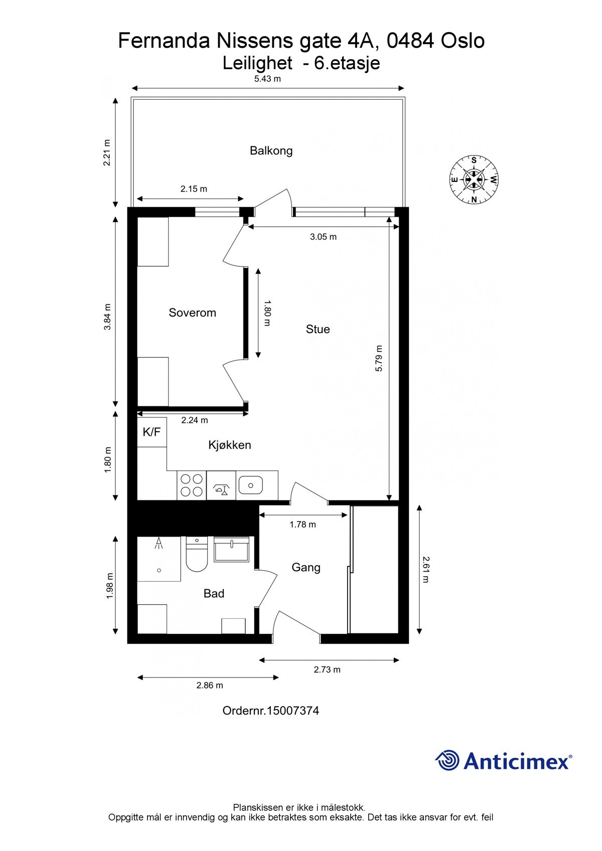 planskisse Galleribilde