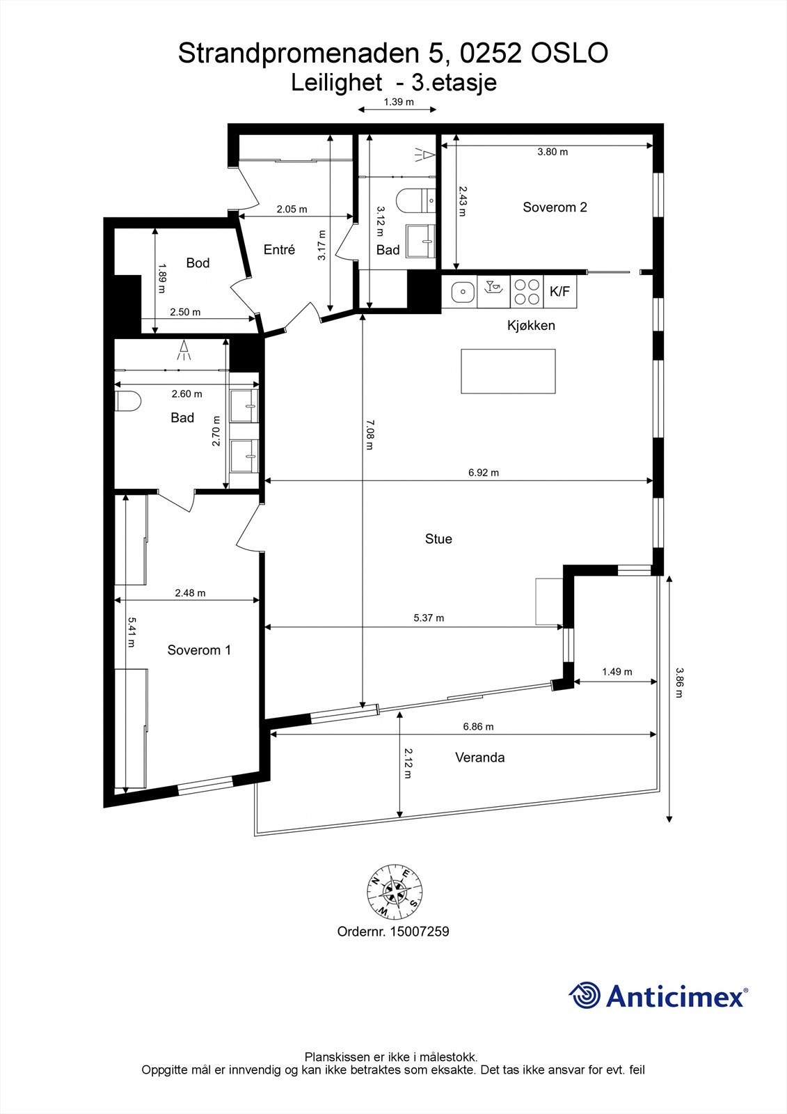 Plantegning Galleribilde