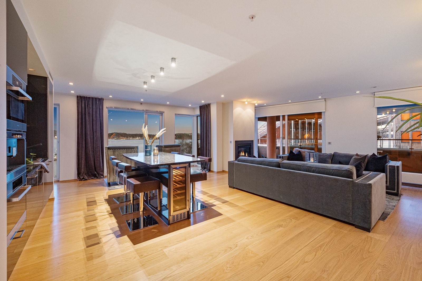 Gasspeisen gir både god varme og hyggelig stemning. Galleribilde