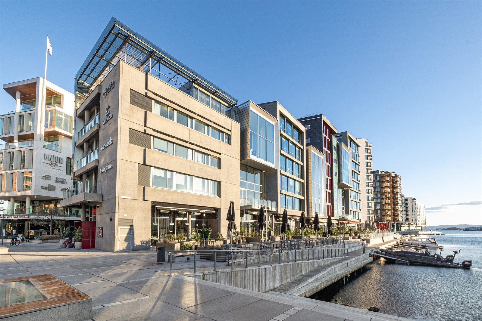 På Tjuvholmen finner du en rekke gode spisesteder. Her er noe for enhver smak. Galleribilde