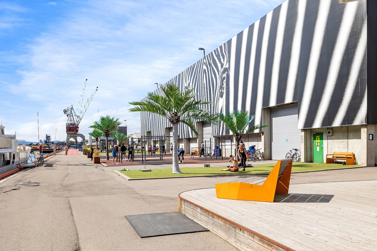 Treningsparken på Filipstad. Galleribilde