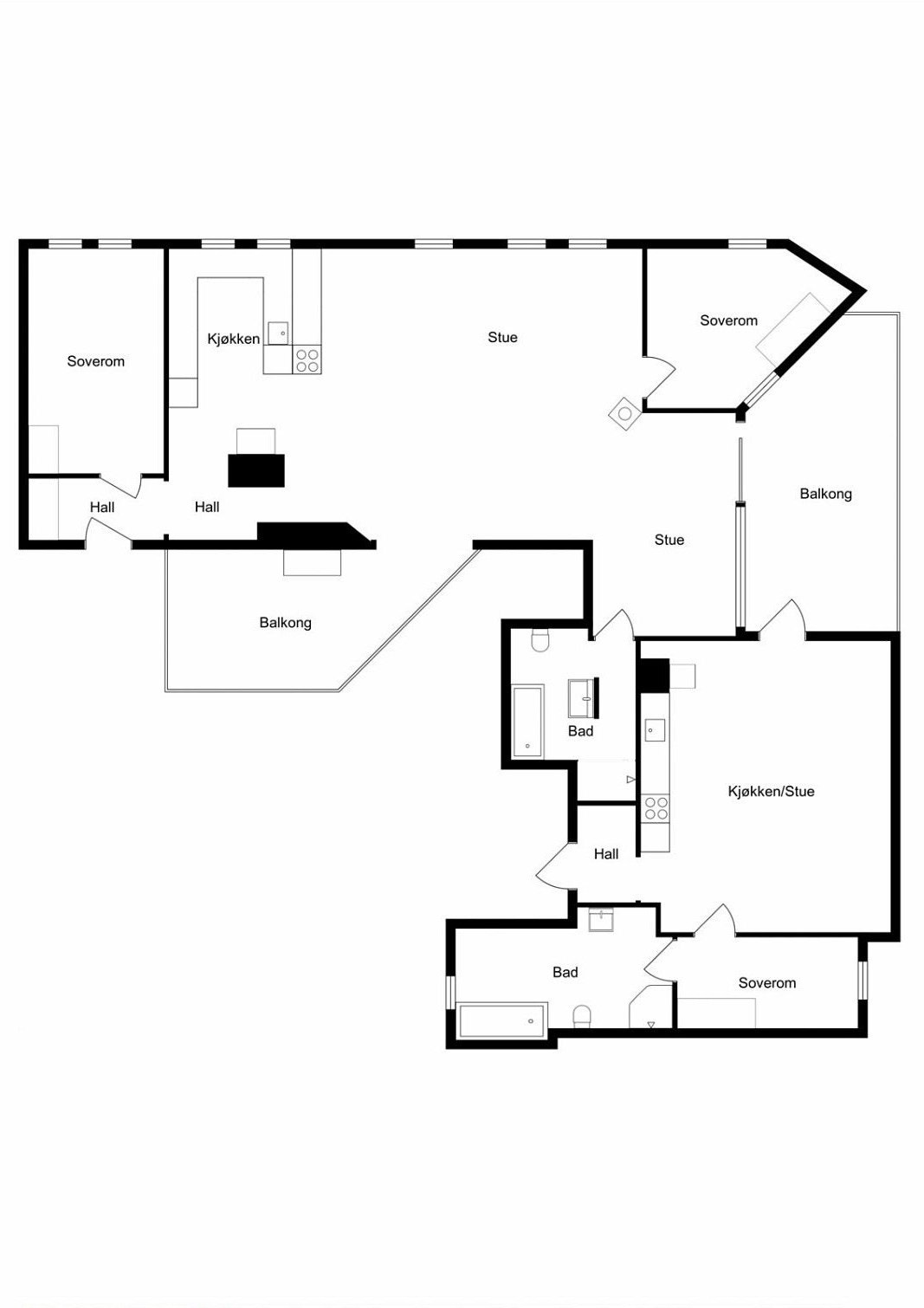 Plantegning. Galleribilde