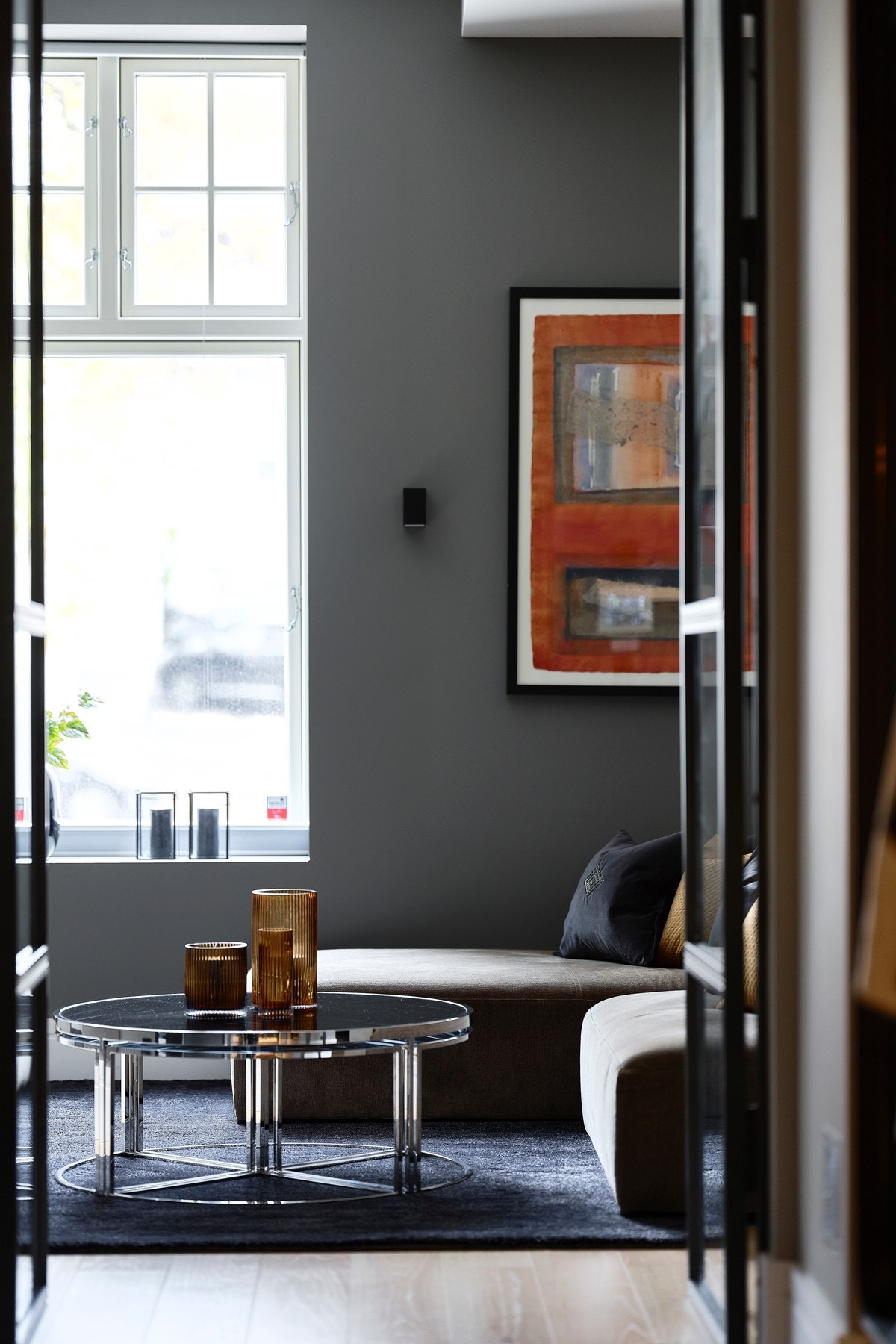 Stue sett fra entré Galleribilde