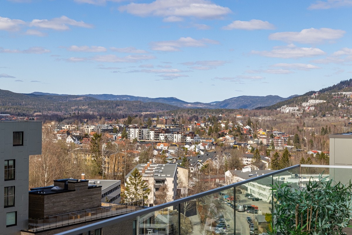 Utsikt fra balkong Galleribilde