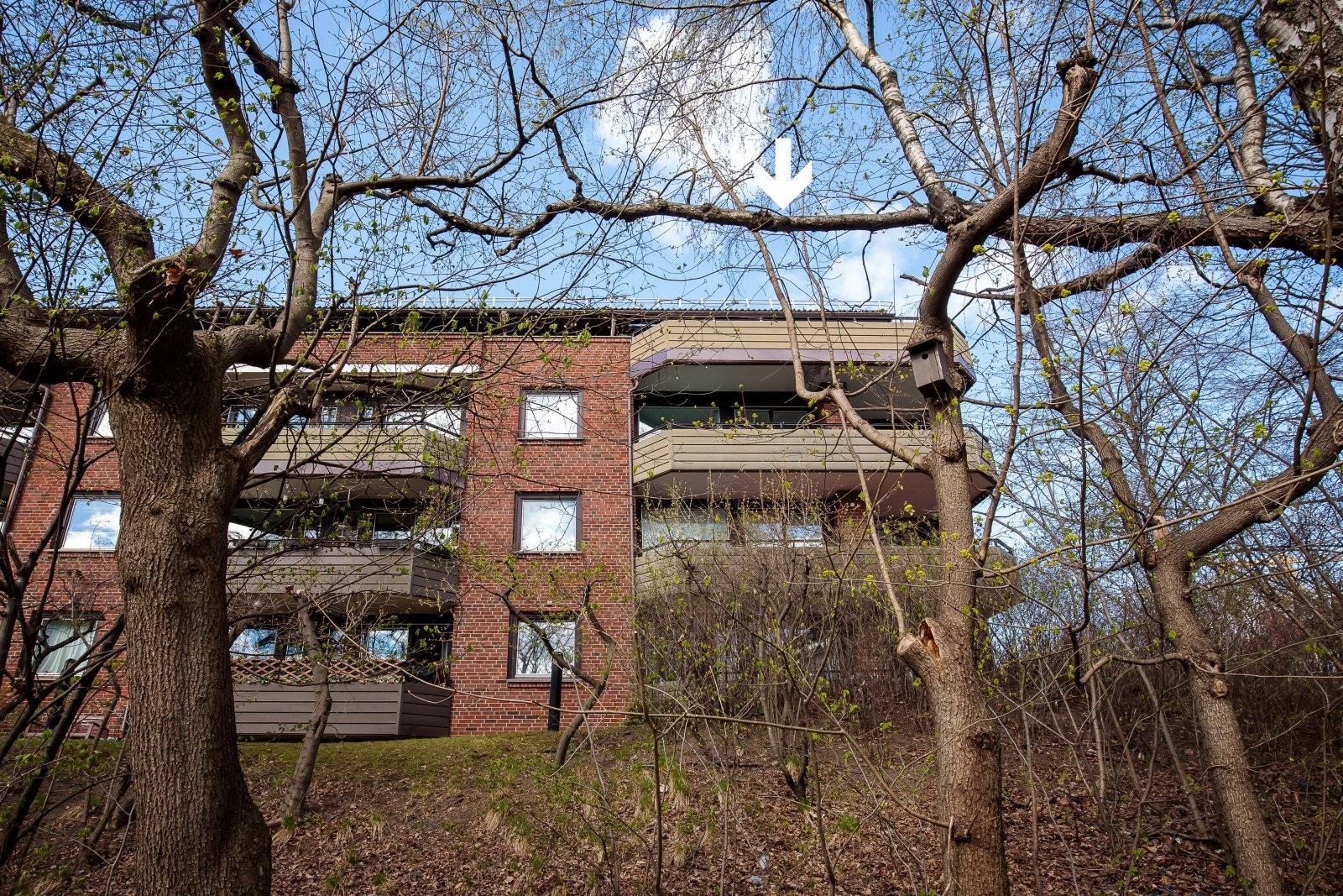 Leiligheten ligger i øverste etasje og er en hjørneleilighet Galleribilde