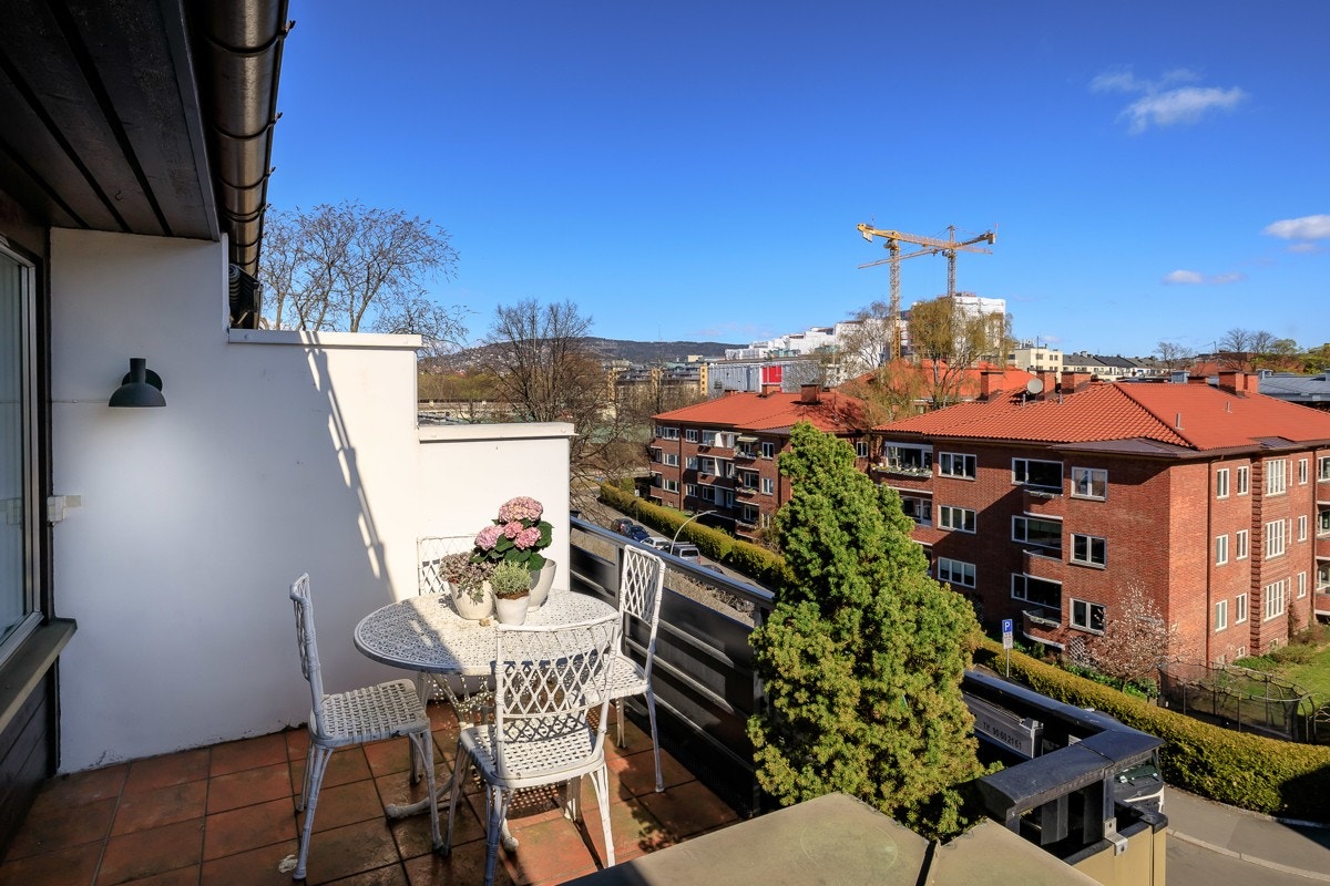 Hyggelig terrasse på 6 kvm Galleribilde