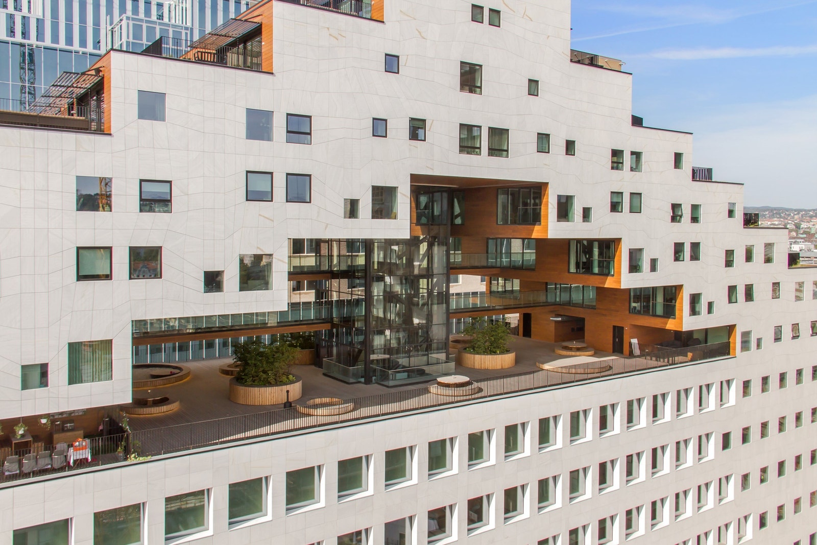 The Carve | Byggets spektakulære arkitektur. Kanskje det mest unike bygget i Barcode. Galleribilde