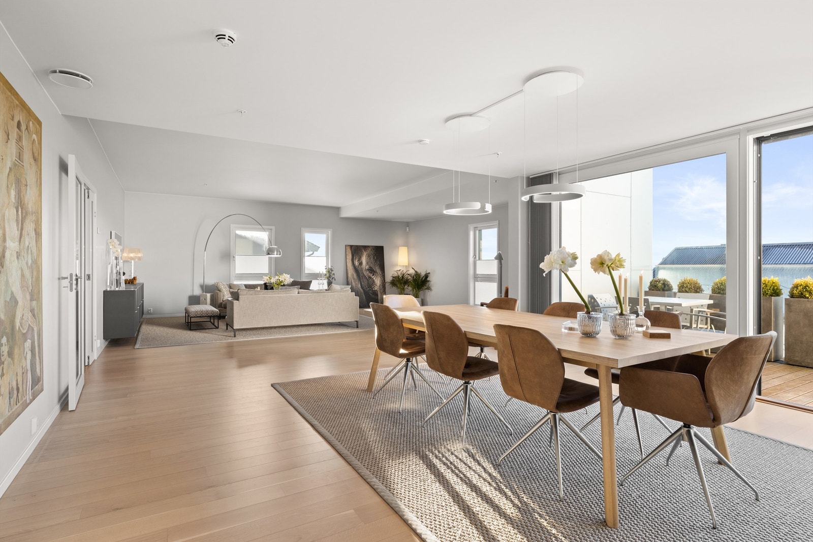 Stue og spisestue Galleribilde