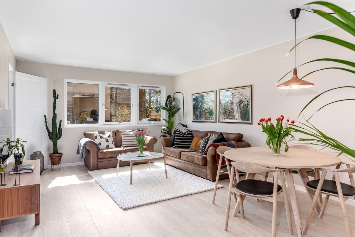 Lyst og lekkert - en strøken leilighet du kan flytte rett inn i. Galleribilde