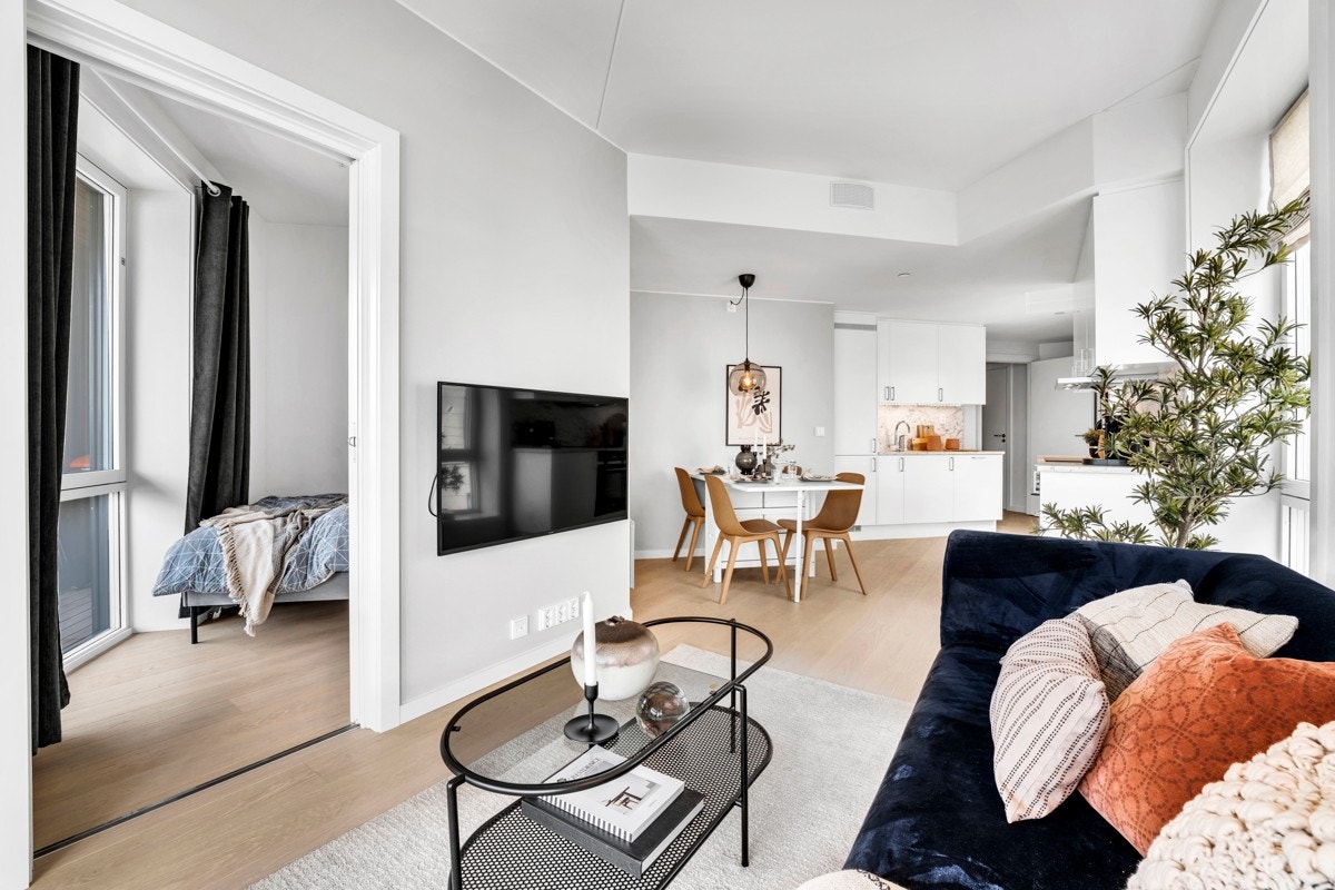 Inne i stuen igjen, med adkomst til sov 2. Galleribilde