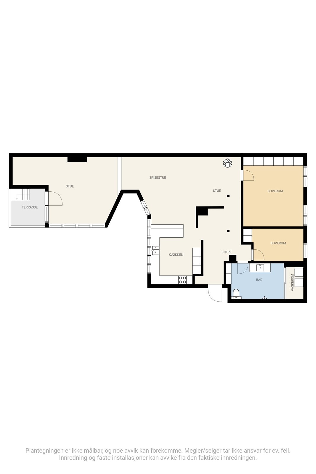 Plantegning bolig Galleribilde