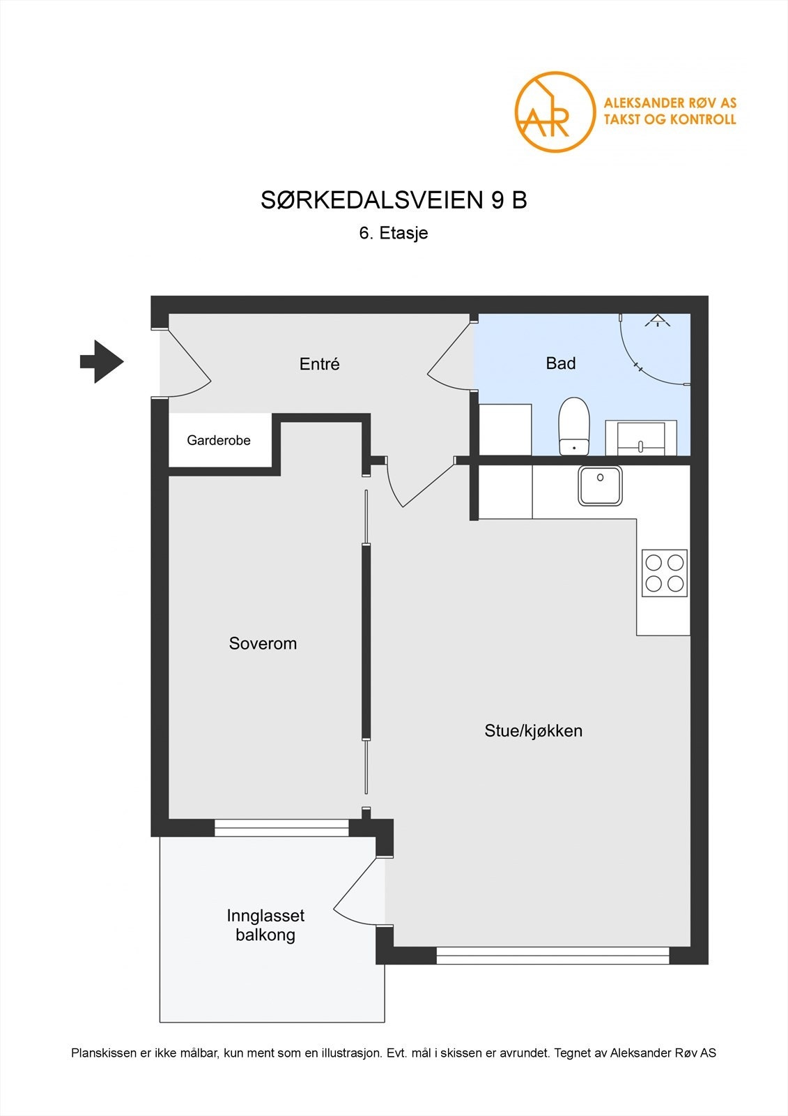 Planskisse Galleribilde