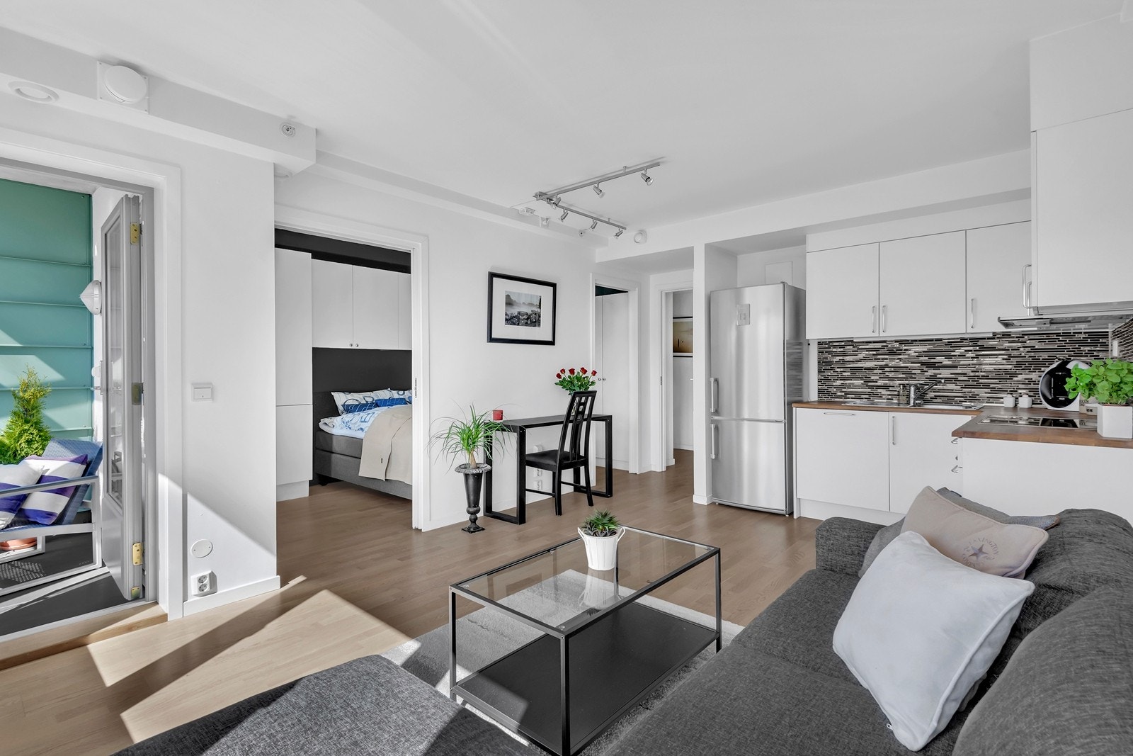 Meget god planløsning, balkong med gode solforhold og gjennomgående god standard Galleribilde