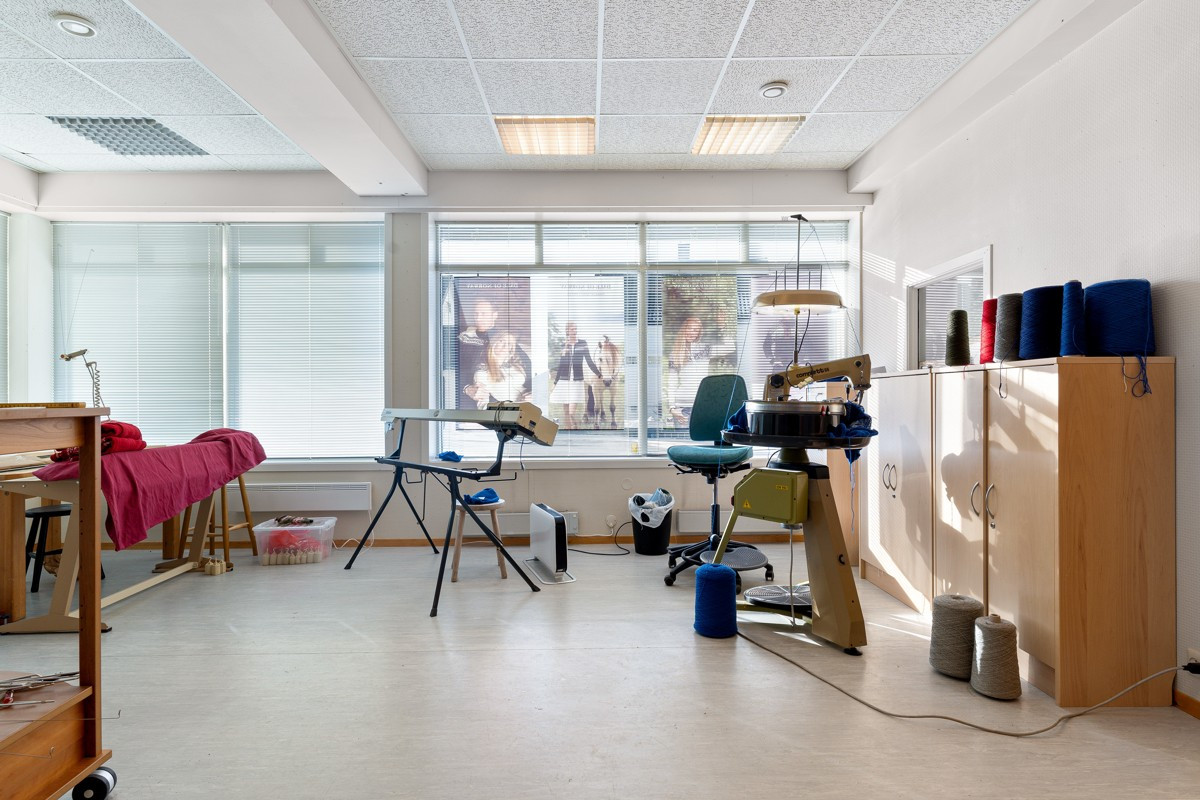 Den siste perioden har dette vært et strikkestudio.