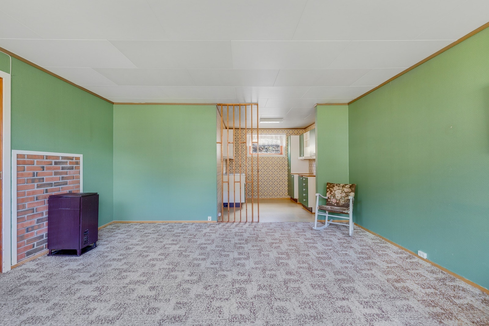 Stue i underetasje. Galleribilde