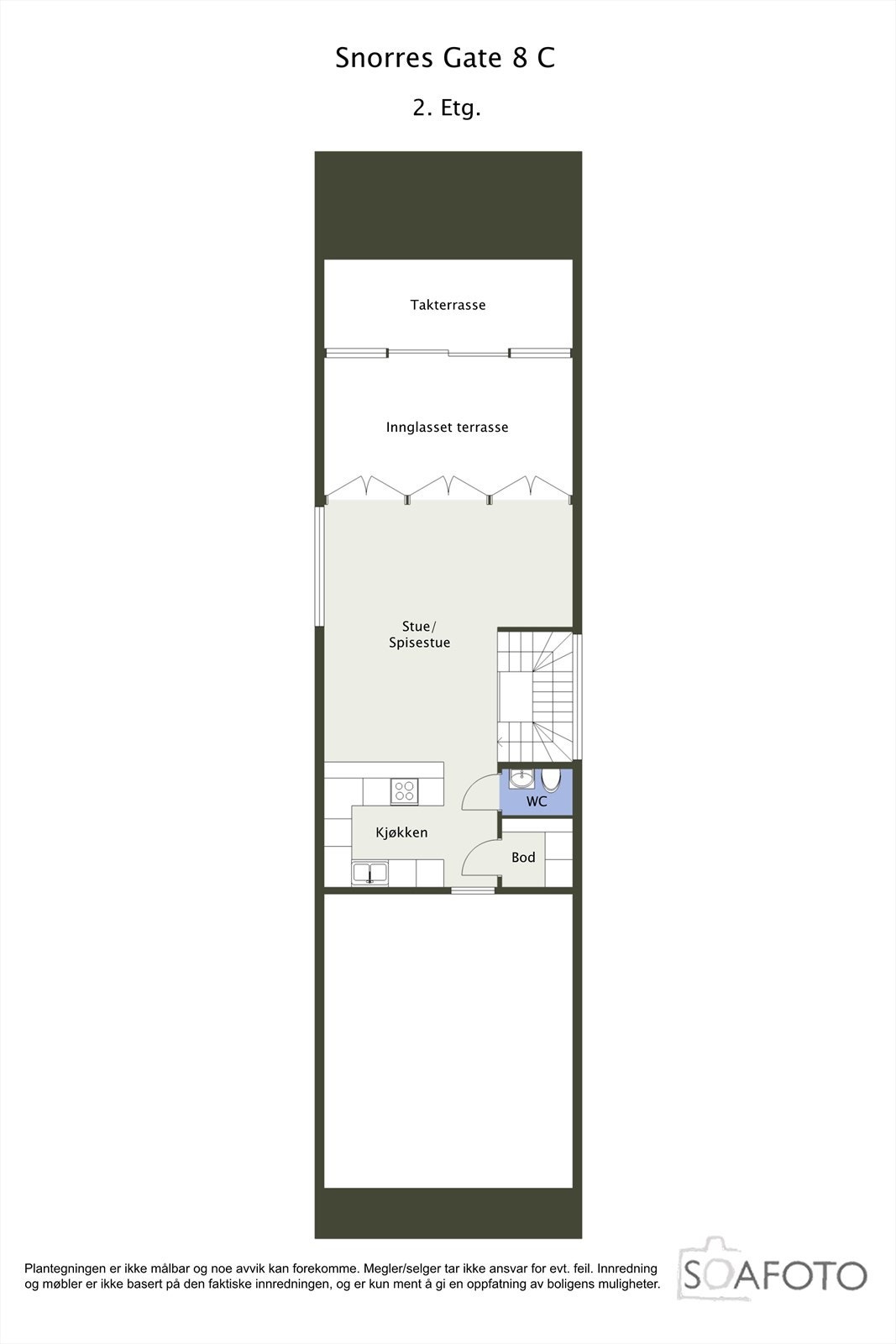 Plantegning 2. etg 2D Galleribilde