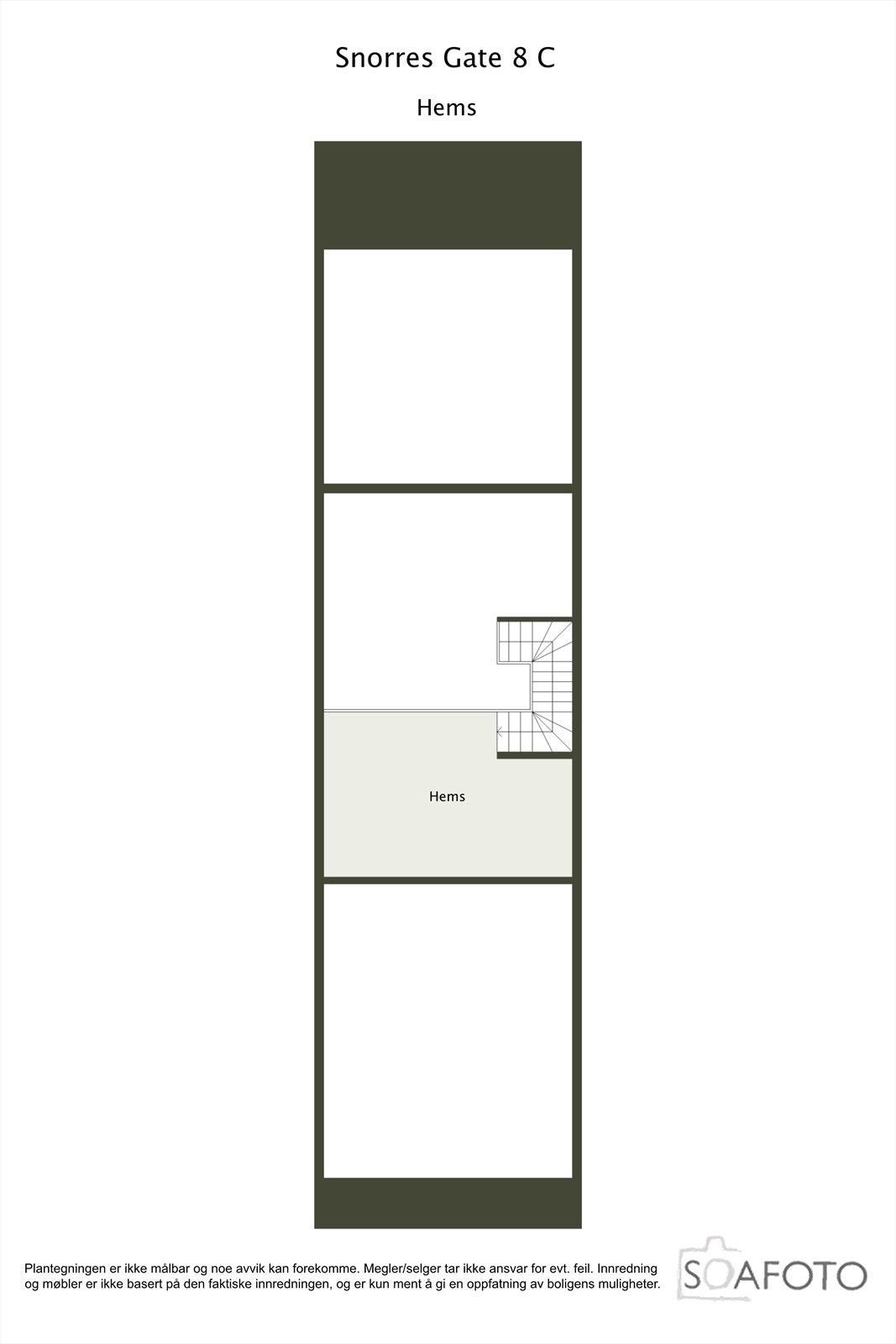 Plantegning hems 2D Galleribilde