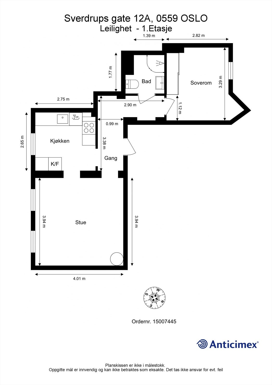 Plantegning Galleribilde