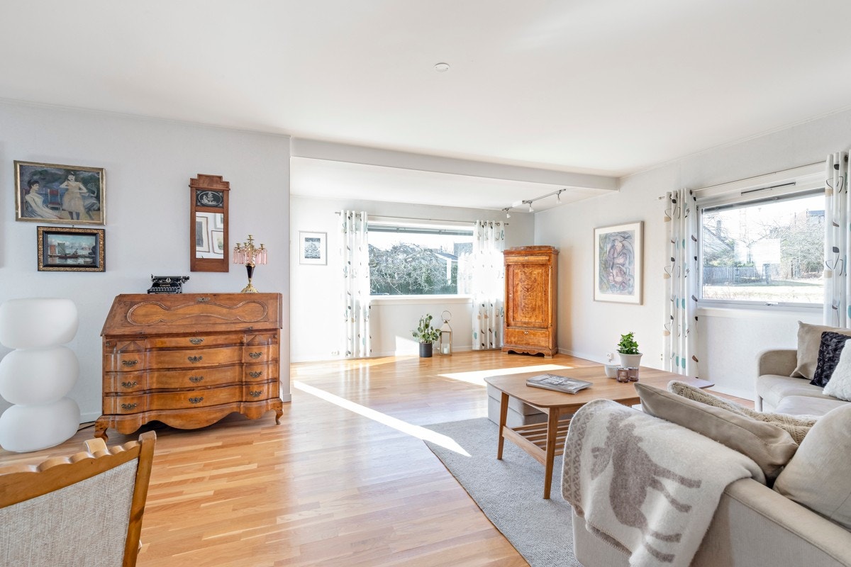 Her kan familie og venner samles til fest og alle får plass. Galleribilde