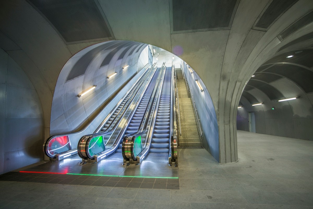 Det er god offentlig kommunikasjon i området med buss og t-bane Galleribilde