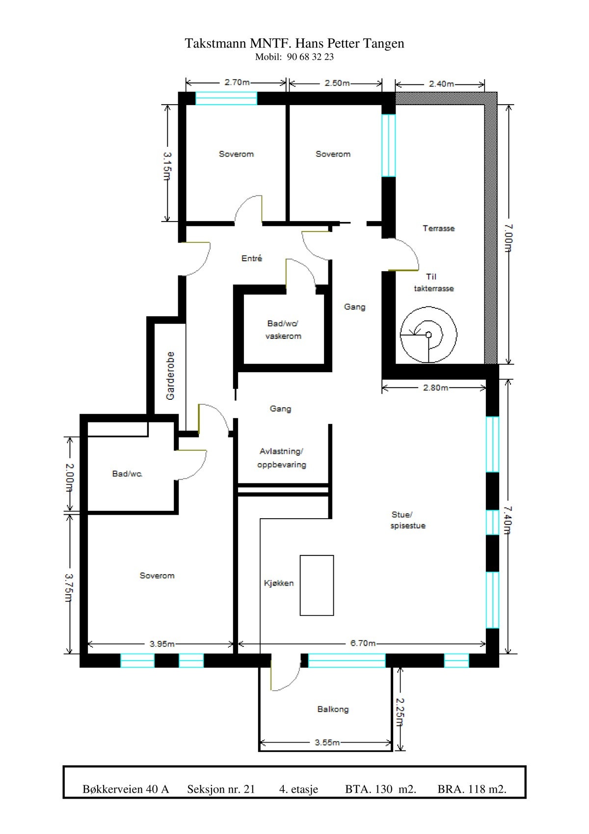 Plantegning Galleribilde