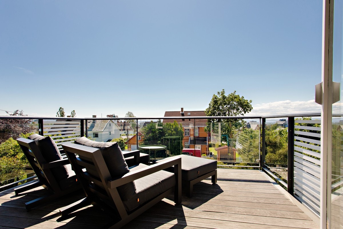 Terrasse iforbindelse med hovedsoverom Galleribilde