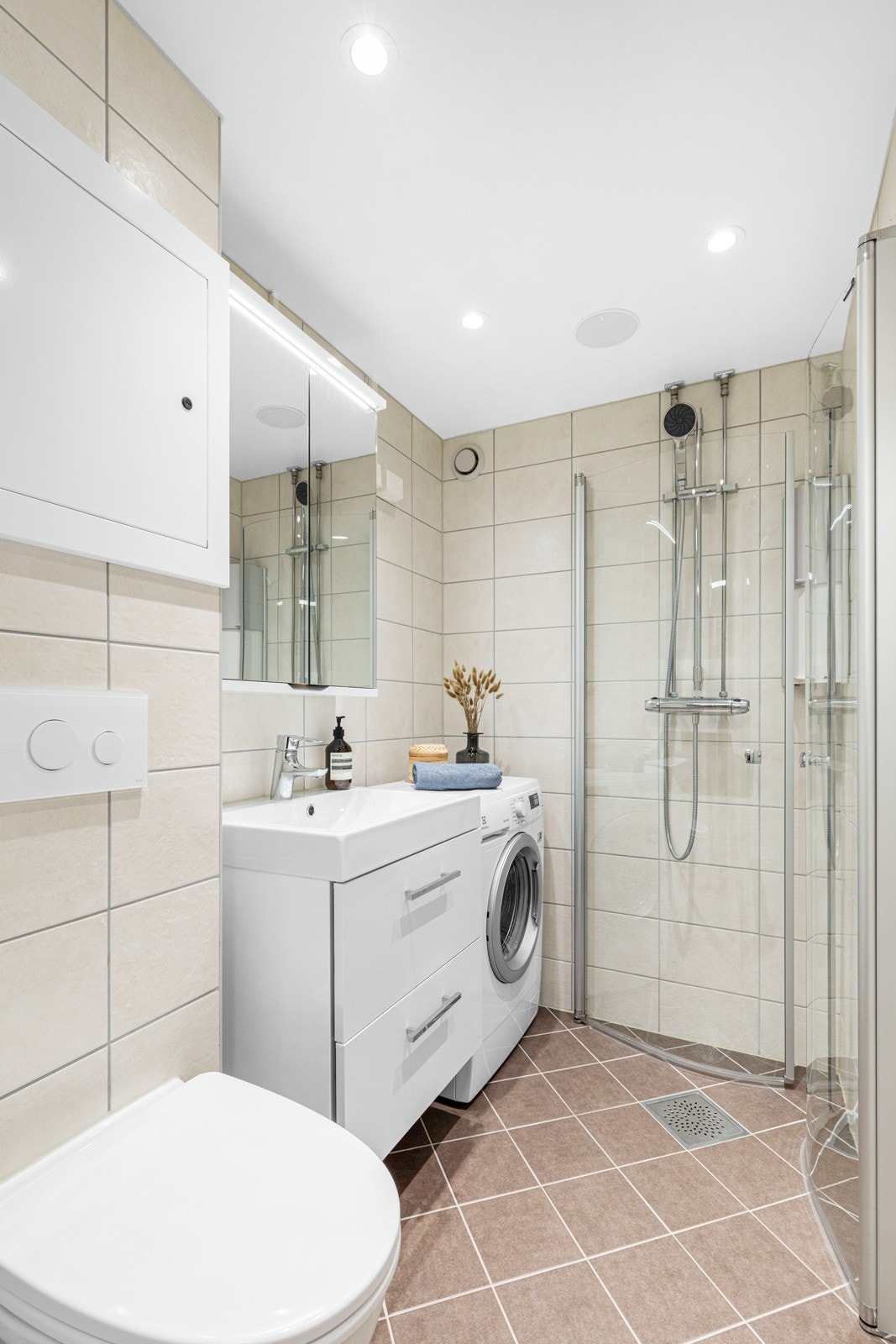 Pent flislagt bad fra 2017. Galleribilde