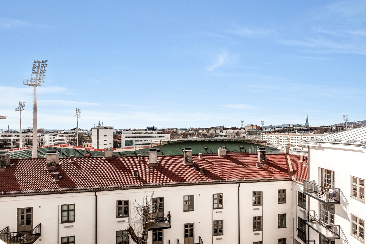 Utsikt fra balkong på soverom Galleribilde