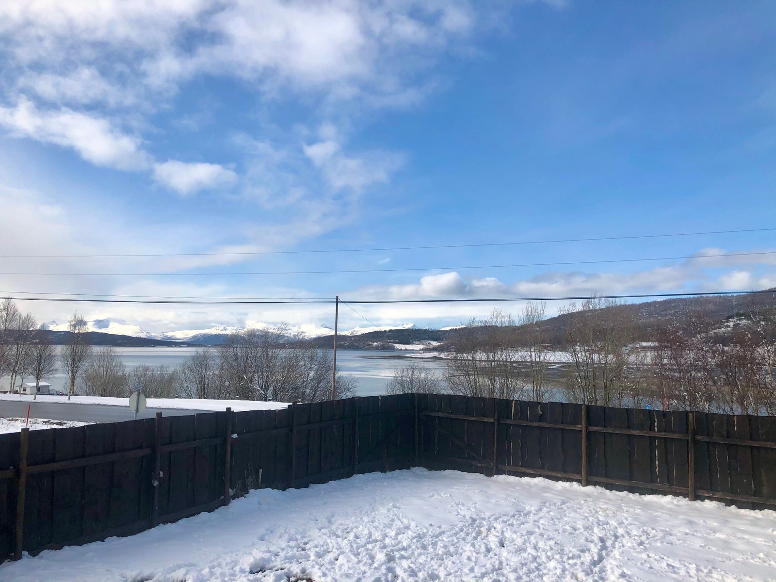 Utsikt fra stua i Tyrolerhuset Galleribilde