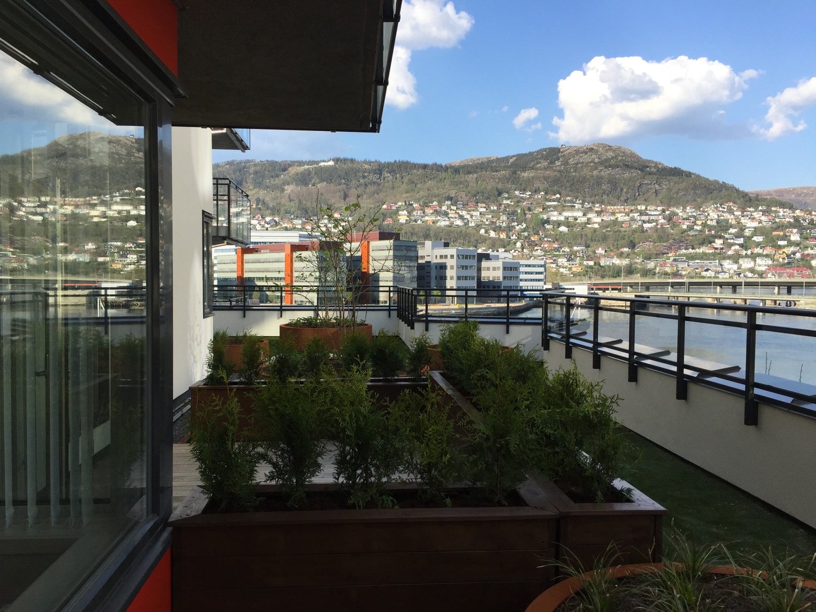 Stor terasse Galleribilde