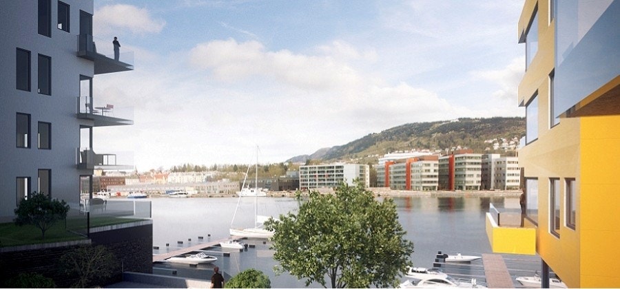 Sjø utsikt Galleribilde