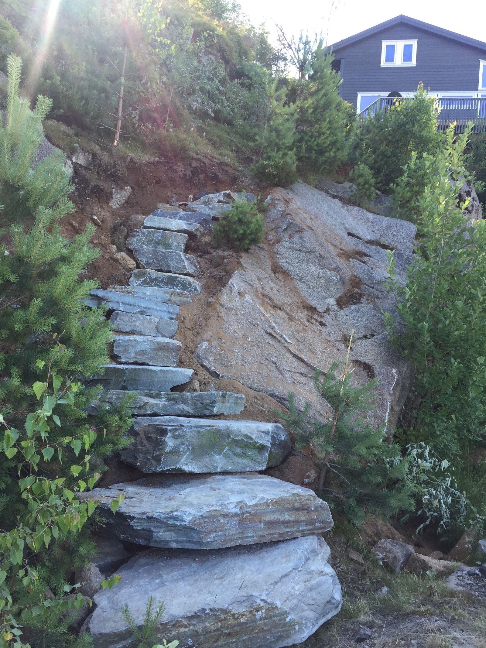 Sti opp til hytten Galleribilde