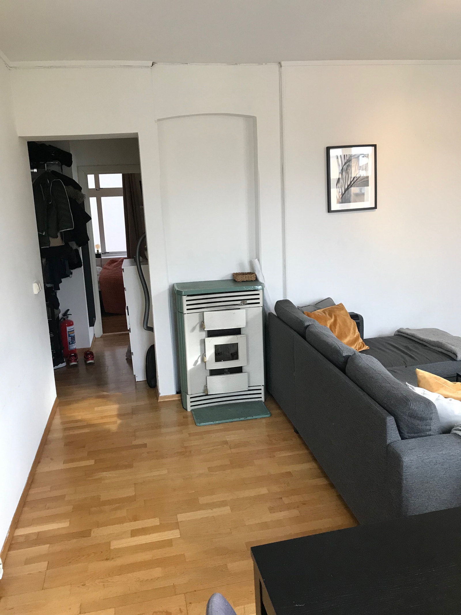 Stue mot soverom Galleribilde