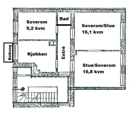Plantegning Galleribilde