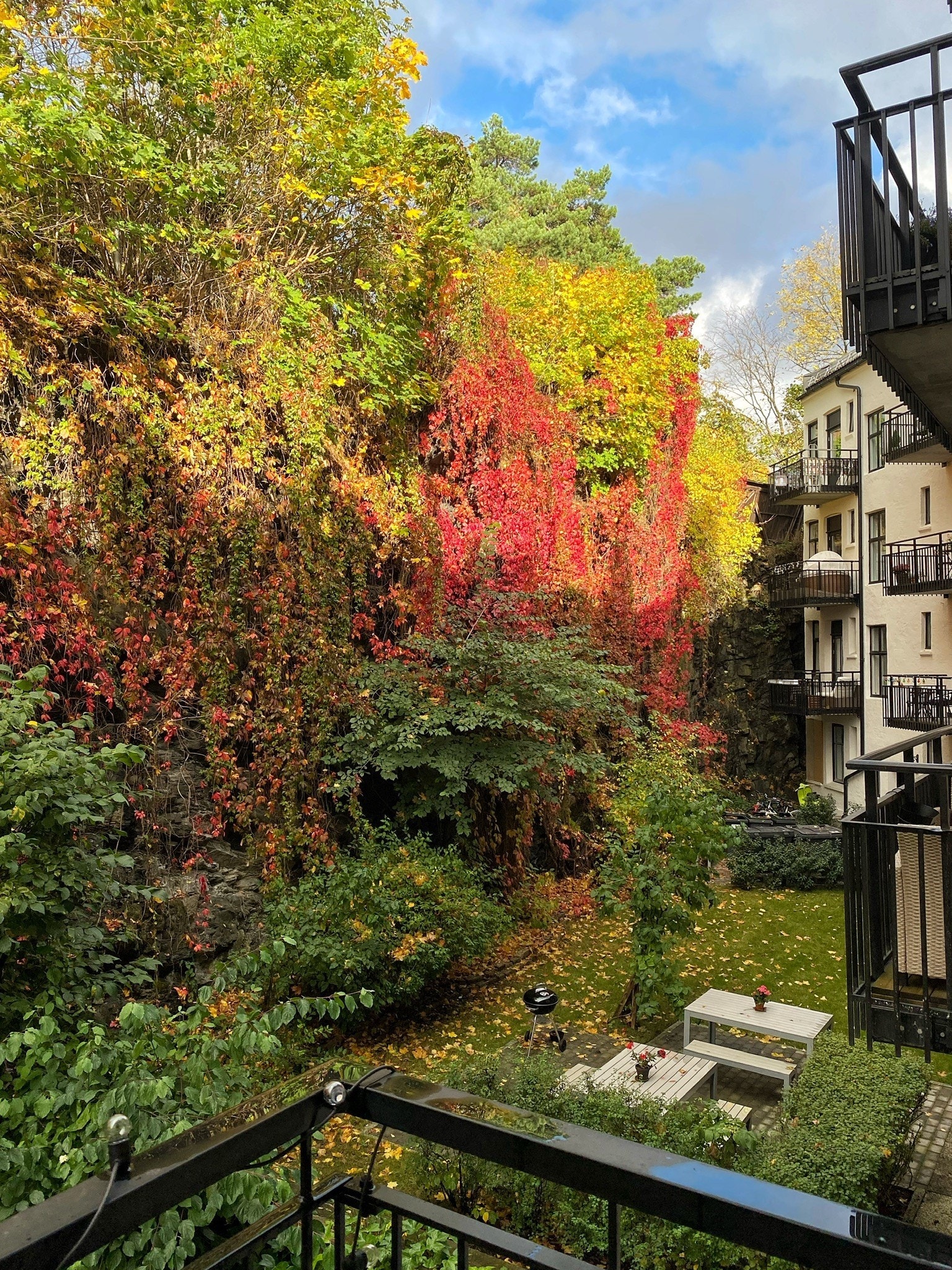 Utsikt fra balkongen del 2. Galleribilde