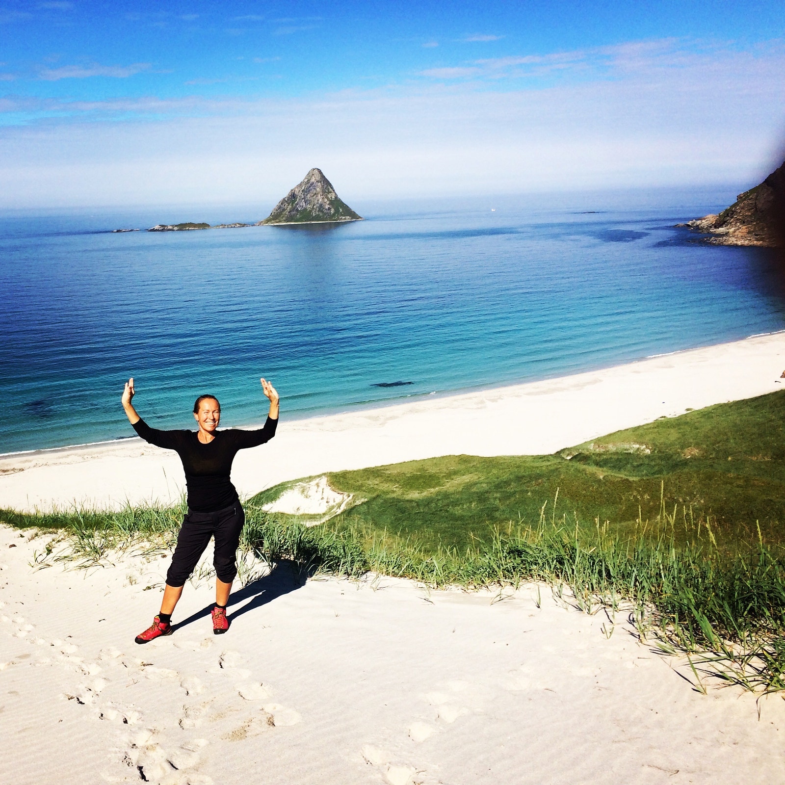 På tur på kyststien mellom Stave og Bleik Galleribilde