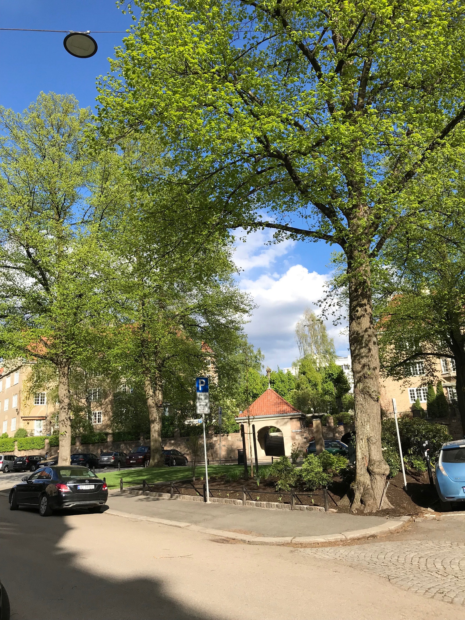 Bakgård Galleribilde