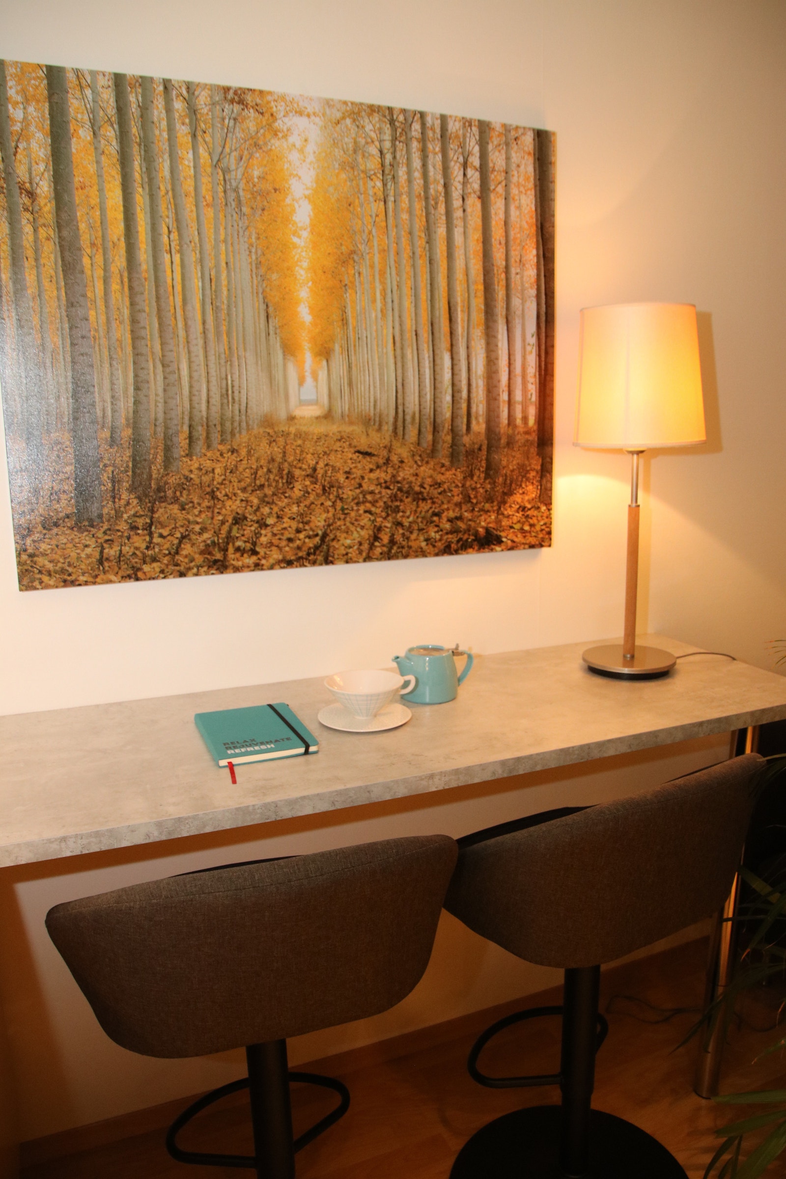 Spiseplass for to Galleribilde