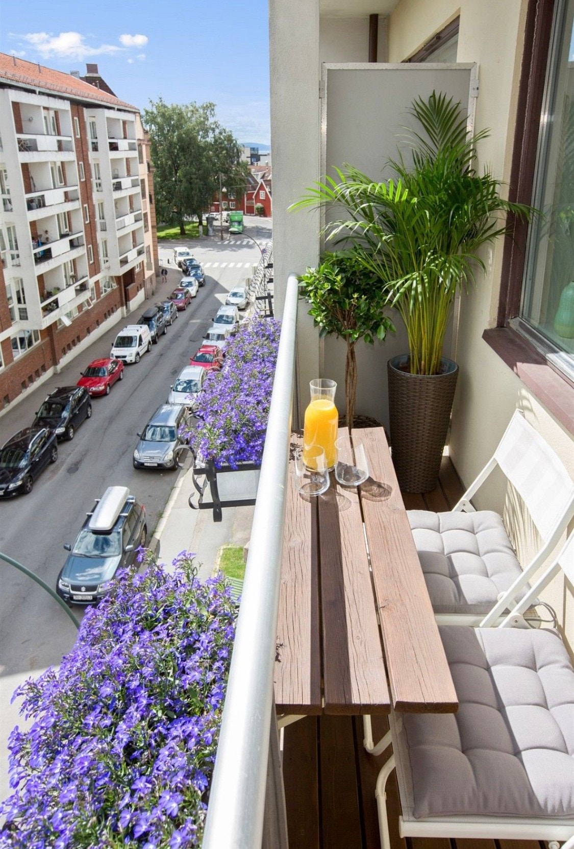 Østvendt balkong, morgen- og formiddagssol Galleribilde