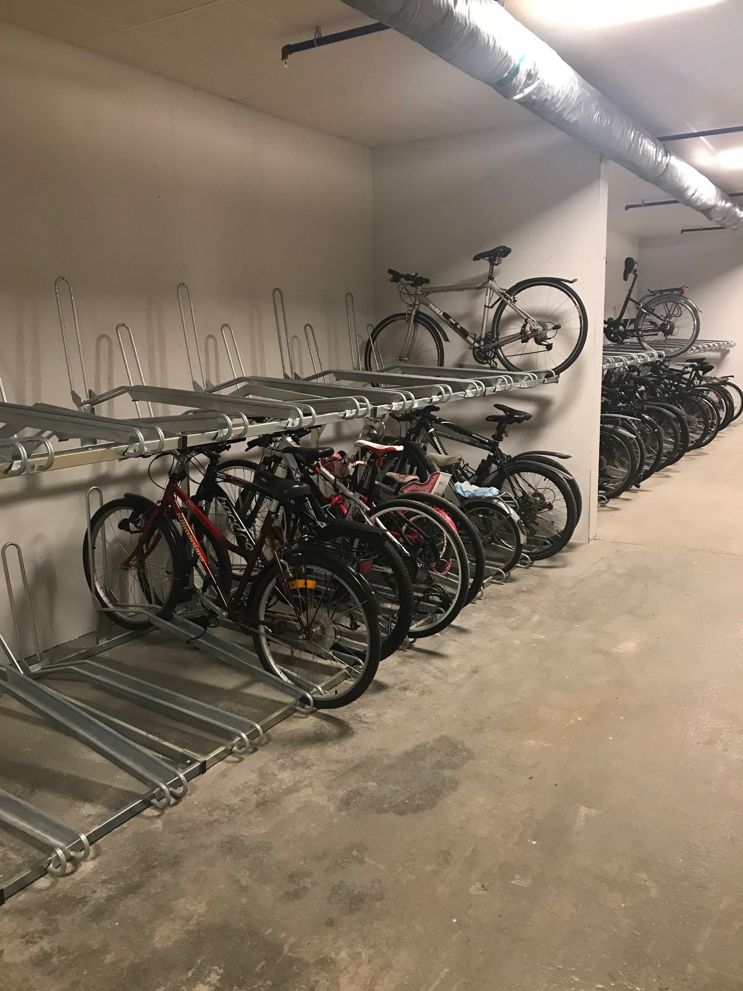 Sykkelparkering Galleribilde