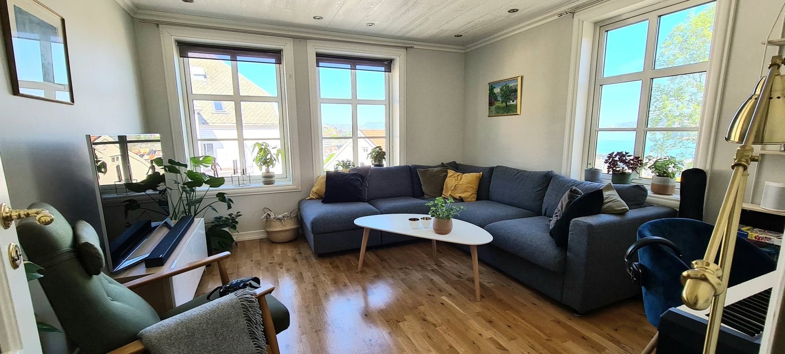 Lys og trivelig stue Galleribilde