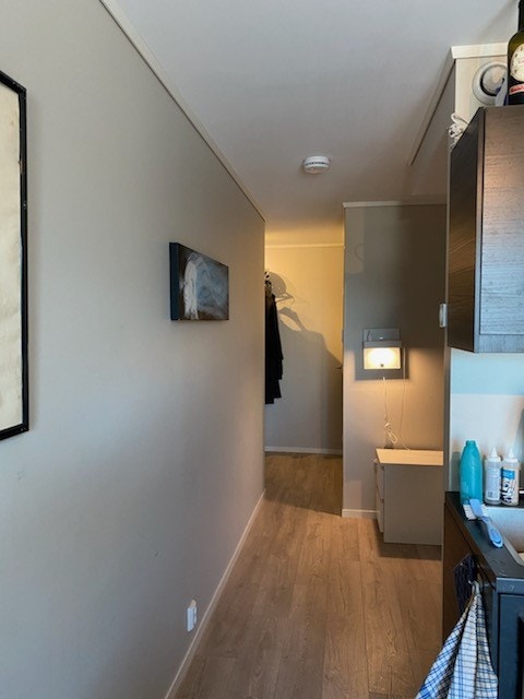 Gangen inn mot badet/studieplass Galleribilde