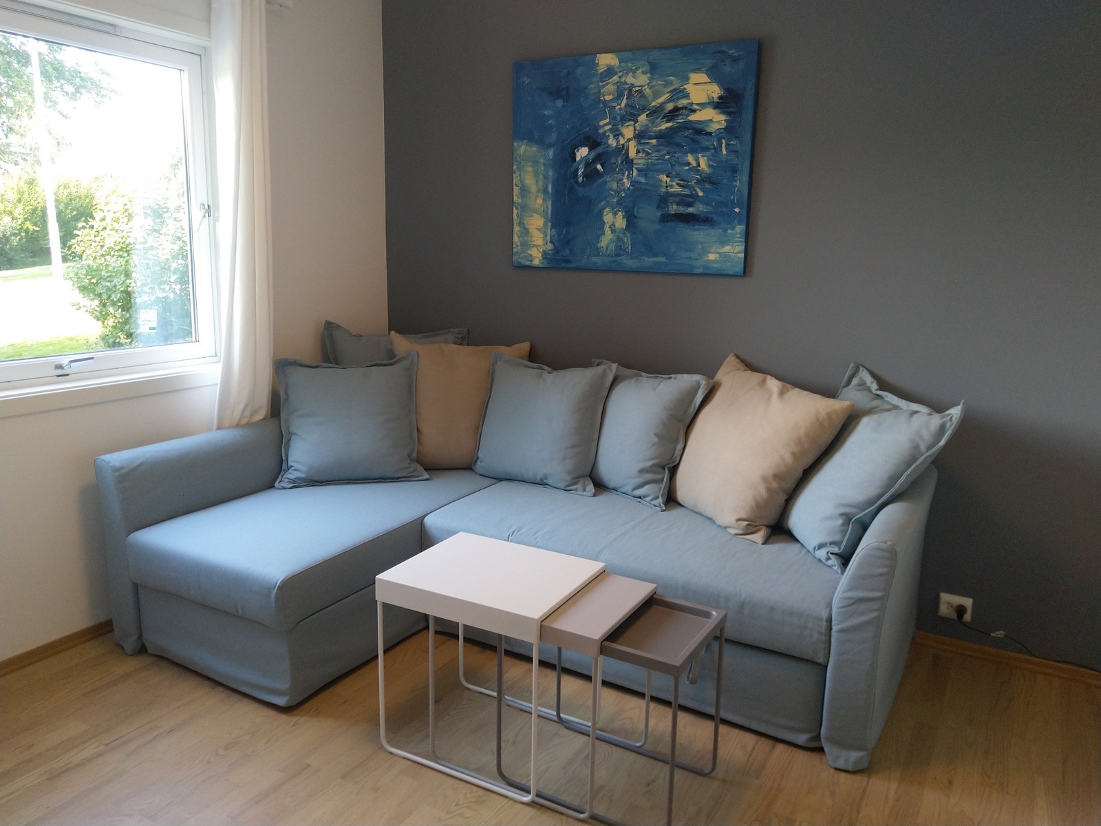 Soverom 2/ekstra stue med god sovesofa med overmadrass Galleribilde