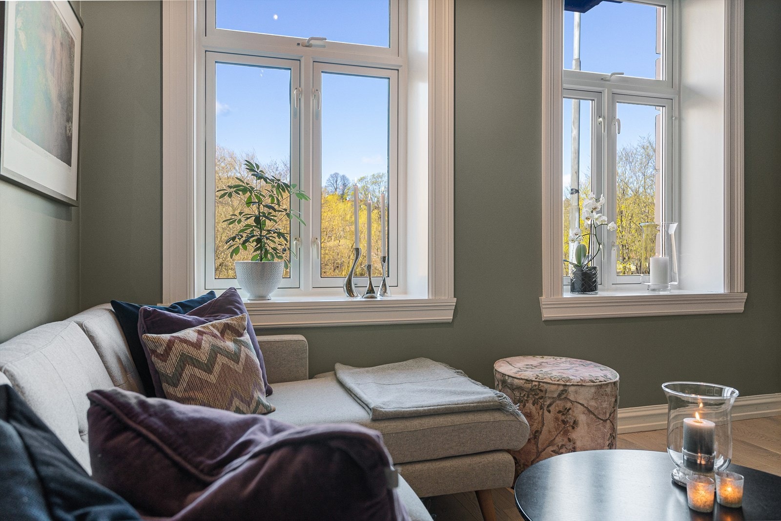 Samtidig kan du nyte utsikten fra sofakroken. Galleribilde