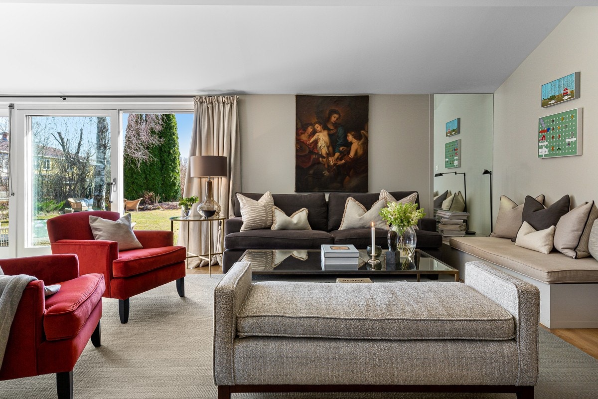 Svært attraktiv tomannsbolig i rolig villastrøk på Slemdal Galleribilde