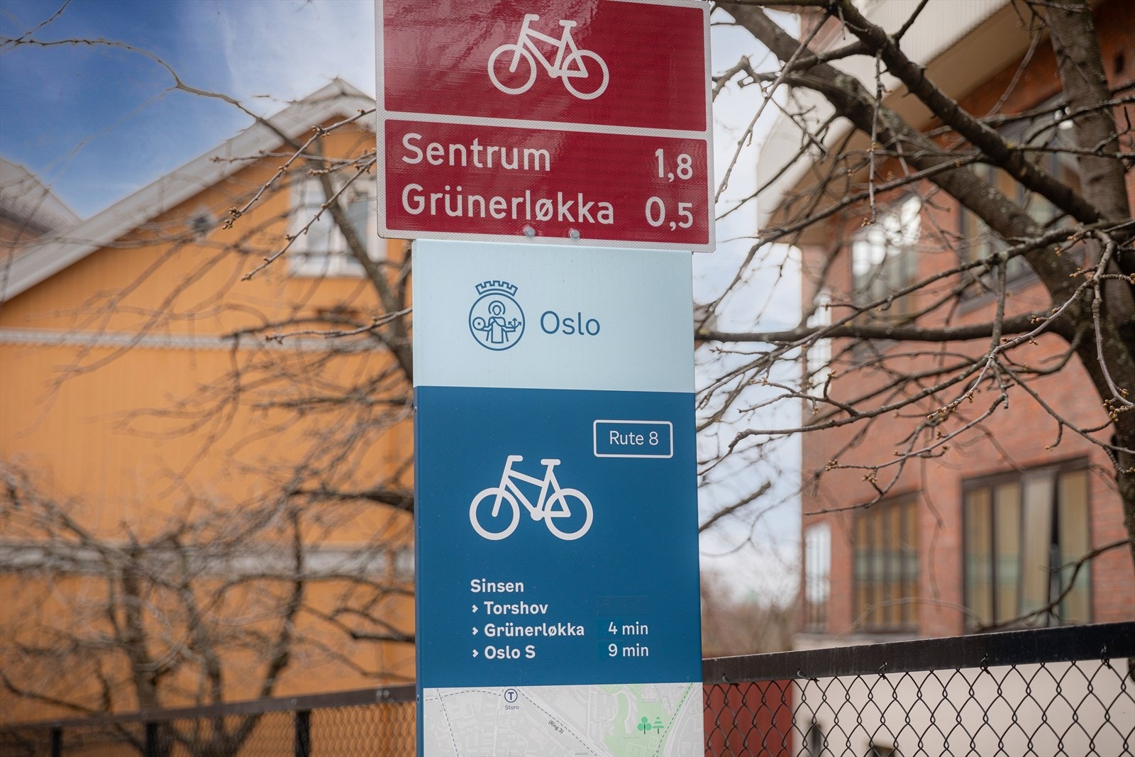 Fra boligen er det kort vei ned til sentrum Galleribilde